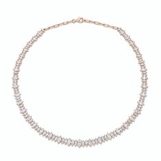 18k gold diamond garbo choker.  11cts diamonds  #AKGRBC Formal Diamond Tennis Necklace Choker, Diamond Choker Necklace With Diamond Accents, Formal Diamond Tennis Choker Necklace, Shaker Necklace, Anita Ko Jewelry, Marquis Diamond, Luxury Diamond Jewelry, Diamond Initial Necklace, Initial Earrings