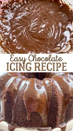 an easy chocolate icing recipe for cake