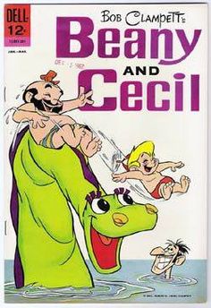 the cover to beany and cecii, with an alligator in front of it