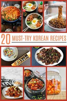 the top 20 must try korean dishes in this post - it - all photo collage