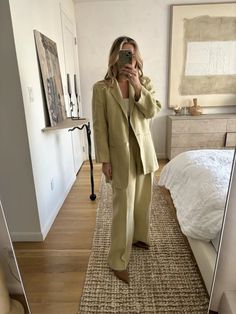 #ad Chic Tailored Linen Pantsuit, Casual Linen Suits For Work, Linen Pantsuit With Notch Lapel For Office, Chic Linen Pantsuit With Notch Lapel, Spring Linen Pantsuit For Office, Casual Linen Pantsuit For Workwear, Classic Spring Linen Pantsuit, Classic Linen Pantsuit For Spring, Spring Casual Pantsuit With Notch Lapel