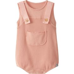 This knit baby romper from Snug is perfect for warm Spring and Summer days. We love the button detailing! | Snug | Knit Romper, Peach (Orange, Size 3M)  |  Maisonette collects the best children’s products from around the world (unlike Zulily, Etsy, The Tot, Farfetch Kids, Childrensalon, Crate and Kids, Kohls, Wayfair, Buy Buy Baby, Nordstroms, Mini Boden, J.Crew Factory, or PotteryBarn Kids), creating a curated shopping experience for you. Think of us as your shortcut to fashion for litte ones! Casual Cotton Ribbed Onesie, Casual Cotton Onesie With Buttons, Casual Pink Cotton Bubble Romper, Casual Pink Jumpsuits And Rompers With Buttons, Cute Cotton Bubble Romper With Buttons, Casual Pink Bubble Romper For Loungewear, Pink Casual Bodysuit For Playwear, Pink Casual Bubble Romper For Playwear, Casual Pink Bubble Romper For Playwear