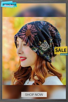 Vintage Multicolor Geometric Floral Printed Casual Knitted Hat Casual Black Crochet Hat For Fall, Casual Slouchy Beanie For Spring, Casual Slouchy Spring Beanie, Slouchy Casual Spring Beanie, Casual Spring Bonnet, Trendy Multicolor One Size Beanie, Black Bohemian Knitted Hat, Casual One Size Beanie For Spring, Casual One-size Beanie For Spring