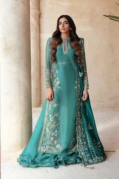 Pakistani Designer Clothes, Indian Party, Pakistani Wedding Dress, Indian Party Wear, Bridal Dress Fashion, Ruffle Pants