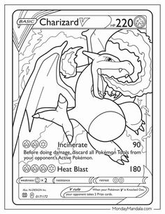 an image of a pokemon card with the name charizard on it