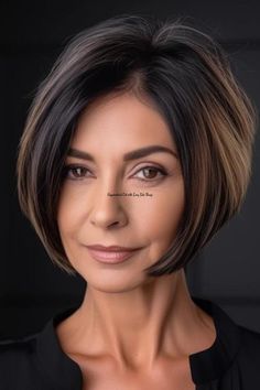 Modern Hairstyle Bob With Bangs Short Hairstyle Inspiration A Line Bob Short Layered, Chin Length Hair 2024, Feminine Short Hair Oval Face, Traditional Bob Haircut For Women, Short Bob Hairstyles 2024, Short Layered Haircuts For Fine Hair, Medium Hair Length Cuts, Subtle Lowlights, Medium Length Bobs