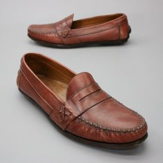 Bragano Men's 13 M Penny Brown Leather Moc-Toe Driving Penny Loafers Italy A Pair Of Italian Men's Bragano Brown Leather Slip-On Driving Penny Loafers Made In Italy. Size: 13 Width: M, D, Medium Condition - - Some Wear From Use. - Some Scuffs On The Uppers. - Some Creases On The Uppers. - Please See Photos. The Product Shown Is The Actual Item For Sale. Feel Free To Contact Us With Any Questions. Shipping Items Usually Ship The Following Business Day. Item Number: 15687 - A-294 Pp/Pm/M/B - 90 15x8x6 - 3 Italian Men, Penny Loafers, Leather Slip Ons, Slip Ons, Item Number, Loafer Shoes, Size 13, Penny, Brown Leather