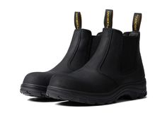 PRICES MAY VARY. Slip On Chelsea Boot Composite Toe Electrical Hazard Memory Foam Non Metalic Cute Non Slip Work Shoes Black, Composite Toe Shoes For Women, Pull On Work Boots, Black Work Shoes, Industrial Boots, Boot Pulls, Safety Boots, Black Shoes Women, Toe Boots