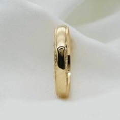 (Free express post shipping)  Welcome to Solid Gold, your primary source of quality jewellery making. All our bands are handmade by our manufacture in Montreal, Canada.  Wedding bands are SOLID GOLD, NOT HOLLOW, NOT PLATED All products are stamped according to their purity of gold.  Wedding Band Details Width 3mm Thickness ~1.6mm Finish Shiny Fit Comfort Fit This ring is made to order.  All products come with detailed invoices  Free Engraving: We provide free engraving. We can engrave symbols as well Our manufacture and showroom are located in Downtown Montreal 1255 Phillips Square, Suite 1005, Montreal, Qc H3B 3G1 Tel: (438) 223-5832 All Wedding bands are handmade, and the weight of the rings may vary slightly. Return accepted in 2 days after receiving the wedding Band. Returns are not ac 3mm Wedding Band, Canada Wedding, Beautiful Wedding Bands, Second Weddings, Rose Gold Engagement, Platinum Ring, Gold Wedding Band, Rose Gold Engagement Ring, Gold Yellow