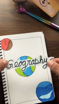 ✨Creative Front Page Idea - GEOGRAPHY 🌍#shorts #frontpage #trending #art #creative #fun #diy #viral Creative Front Page, Book Wrapping, Book Wrap, Trending Art, School Books, Fun Diy, Book Covers