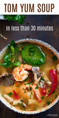 tom yum soup in less than 30 minutes