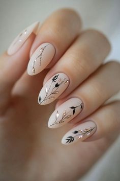 #NailArt #NailDesigns #NailInspiration #NailTrends #NailTutorials #NailFashion #NailCare #NailPolish #NailIdeas #NailGoals Minimalist Nail Art Fall, Elegant Thanksgiving Nails, Fall Nails Trendy Simple, Cozy Winter Nails, Autumn Nails Acrylic Almond, Thanksgiving Nails Almond Shape, Boho Chic Nails Designs, Fall Abstract Nails, Cute Natural Nails