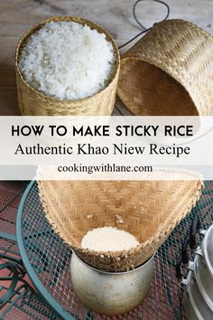 how to make sticky rice at authentic khao new recipe