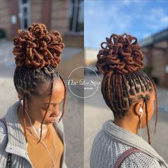 Dressy Loc Hairstyles, Woman Dreads Styles, Pedal Locs Style, Bun Dreadlock Hairstyles, Up Dreads Styles For Women, Natural Locs Styles For Black Women, Wedding Styles With Locs, Bun Hairstyles With Locs