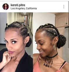 Hairstyles Feed In Braids, African Hair Braiding, Braiding Hairstyles, Feed In Braids, Pelo Afro, Feed In Braid, African Hair, 4c Hair