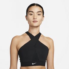 Nike Swoosh Icon Clash Wrap Women's Black Sports Bra Nike 2023 List, Bra Nike, Kids Uniforms, Medium Support Sports Bra, Padded Sports Bra, Nike Sports Bra, Nike Swoosh, Christmas 2023, Nike Store