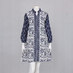 Traditional Batik Print Tunic Dress, Traditional Tunic Dress With Batik Print, Bohemian Indigo Batik Print Dress, Indigo Bohemian Dress With Batik Print, Traditional Batik Print Dresses, Traditional Batik Print Patterned Dresses, Indigo Batik Print Dress, Batik Dress Elegant Modern, Batik Dress Modern