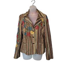 Reposhing This Item I Purchased From @Amandacg10. Loved It, But Ready To Rotate For Something New. Questions? Leave A Comment Below! Johnny Was, Embroidered Flowers, Blazer Suit, Blue Brown, Blazer Jacket, Suit Jacket, Jackets & Coats, Jackets For Women, Blazer