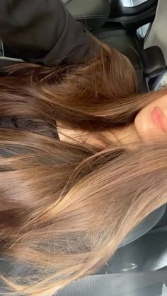 Long Brown Hair, Dream Hair, Aesthetic Hair, Gorgeous Hair, Pretty Hairstyles, Hair Looks, Hair Goals, Healthy Hair