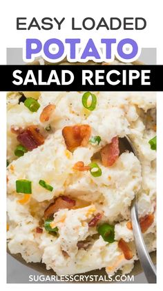 potato salad recipe with bacon and green onions