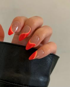 Nail Ideas For School, Festival Nail Ideas, School Nail Designs, Hailey Bieber Nail, Nail Ideas 2022, Nail Ideas For Fall, Unghie Nail Art, Vibrant Nails, Festival Nails