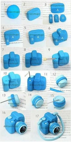 instructions to make a camera out of plastic