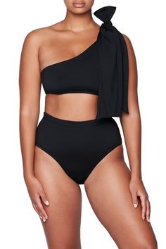 BONDI BORN Tatiana Bikini Bottom WOMEN'S SWIMWEAR Faena Miami, Luxury Fabric, Women's Swimwear, Black Fits, High Cut, Luxury Fabrics, High Waisted Pants, Womens Swimwear, Miami