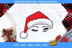 there are digital files - instant download on this christmas t - shirt to make it look like you're ready for the holiday season