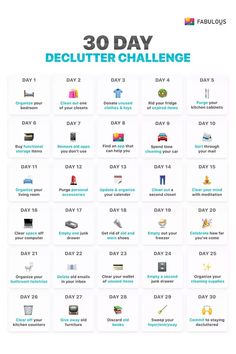 30 Day Declutter Challenge, 30 Day Declutter, Old Apps, Declutter Challenge, Happy March, Squat Challenge, Organize Declutter, Declutter Your Home