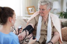 Home health care. Nurse in home visit measuring blood pressure of old woman , #Aff, #Nurse, #home, #care, #Home, #health #ad Teacher Certification, Becoming A Nurse, Medication Management, Emergency Care, Nursing Degree, Pediatric Nursing, Nursing Care, Long Term Care, Home Health Care