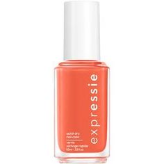 in a flash sale - burnt orange quick dry nail polish - essie Fast Drying Nail Polish, Peach Nail Polish, Artistic Nails, America Nails, Quick Dry Nail Polish, Nail Polish Hacks, Orange Nail Polish, Orange Nail, Dry Nails Quick