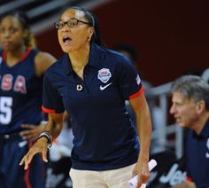 the women's basketball team is on the court