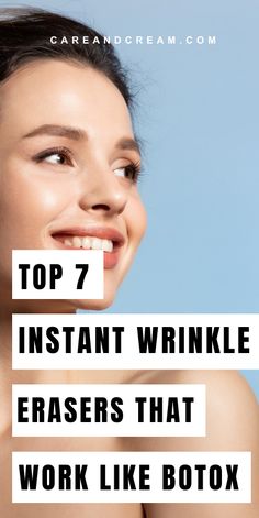 Looking to get rid of wrinkles fast? Check out this blog post on 7 Instant Wrinkle Removers That Work Like Botox! We've got the best instant wrinkle remover products including face serums and creams, and eye creams. Whether you prefer drugstore or high-end options, we've found the best fillers for wrinkles that will have you looking younger in no time. Plus: at-home filler, deep wrinkle filler, wrinkle eraser, wrinkle fillers, line smoothers, best wrinkle filler, wrinkle remedies.