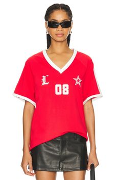 Shop for LIONESS Spectate Top in Poppy Red at REVOLVE. Free 2-3 day shipping and returns, 30 day price match guarantee. Cut Out Dresses, Model Off Duty, Tennis Tops, It Girls, Poppy Red, Art Love, Models Off Duty, Top Graphic Tees, Revolve Clothing