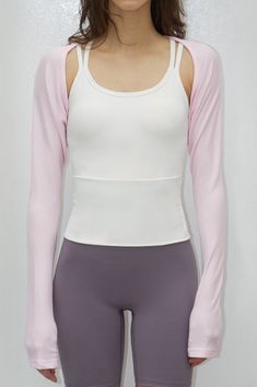 KOODING carries the latest Deviwear cardigans. KOODING is the global leading shopping website in providing authentic Korean fashion, beauty and lifestyle items, including clothing, cosmetics, shoes, accessories, and bags in affordable, fast, easy, and safe way. Yoga Class Outfit, Ballet Bolero, Pink Workout Outfit, Pink Bolero, Pilates Workout Clothes, Pilates Outfits, Pilates Clothes, Classy Outfits Men, Fitness Wear Outfits