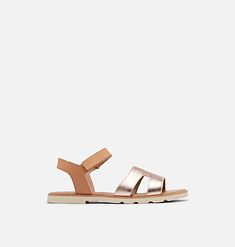 Women’s Footwear | New Arrival Women's Shoes | SOREL Reverse Bob, Croc Leather, Womens Sandals Flat, Ankle Strap Sandals, Strap Sandals, Womens Flats, Full Grain Leather, Flat Sandals, Black Sandals