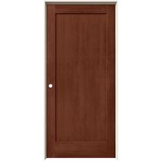 1-Panel flat door has simple, clean lines to accommodate a wide range of architectural styles. ProCore solid particle board interior core reduces sound transmission by up to 50 percent compared to a hollow core interior door. Stained door has the rich, warm look of wood, with less maintenance. Factory applied stain is brushed on and finished with a clear, protective coating. Door is prehung in frame for easy installation. Right-hand is when the knob is on the right and the door opens toward you. Interior Doors Stained, Chocolate Stains, Black Interior Doors, Bifold Closet Doors, Stained Doors, Prehung Interior Doors, Satin Nickel Hardware, Prehung Doors, Door Molding