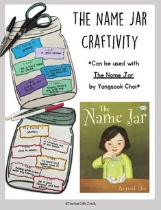 the name jar craftivity book and scissors