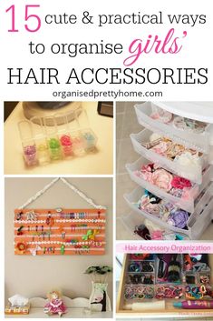 Hair Tie Storage, Hair Tie Organizer, Hair Clip Storage, Hair Clip Organizer, Baby Room Storage, Hair Accessories Holder