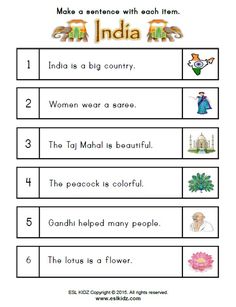 Asia Activities, Season Project, Ks2 Classroom, India Theme, Letter Recognition Worksheets, Number Counting, National Festival, Preschool Planning, Reading Activity