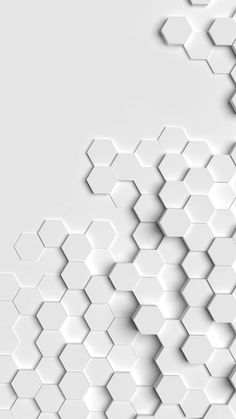 an abstract white background with hexagonal shapes