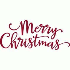 the words merry christmas written in red ink on a white background with an ornament