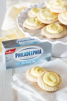 Thumbprint Cookies With Icing, Lemon Thumbprint Cookies, Philadelphia Cream Cheese Recipes, Creamy Chicken Recipes, Cream Cheese Desserts, Thumbprint Cookies Recipe, Philadelphia Cream Cheese, Semi Homemade, Cheese Cookies