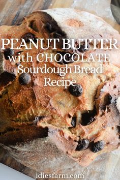 peanut butter with chocolate sourdough bread recipe