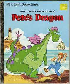 Pete's Dragon Little Golden Book Pete Dragon, Pet Dragon, Disney Books, Walt Disney Company, Book Dragon, Buzz Lightyear