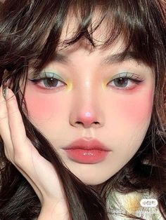 Bright Makeup, Face Art Makeup, Colorful Eye Makeup, Fancy Makeup, Makeup Looks Tutorial