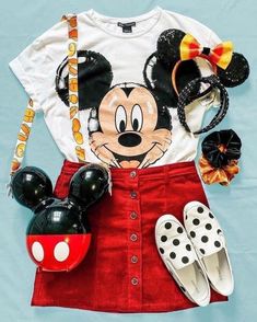 Elegant Disney Outfit, Basics Outfit, Mickey Mouse Outfit, Mouse Outfit