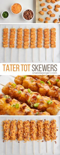 tater tot skewers are the perfect appetizer for any party