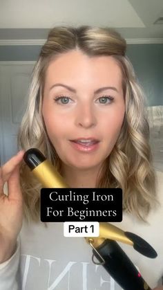 Curling Hair Tutorial Videos, How To Use A Curling Iron With A Clamp, Curling Iron Tutorial, Curling Iron Tips, Iron Hairstyles, Glamour Room, Hair Curling Tutorial, Flat Iron Curls