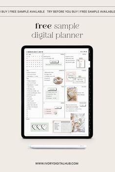 Free Digital Planner, GoodNotes Planner Free, Digital Planner, GoodNotes Digital Planner, Freebie...